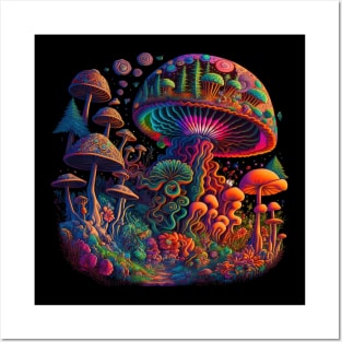 Shroom Forest | Psychedelic Art Posters and Art